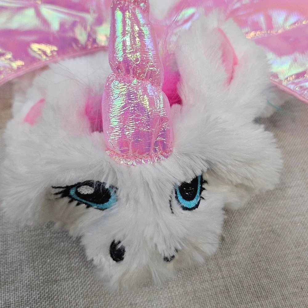 Michaels Unicorn Pet Costume Small White Pink Rainbow Wings Booties Set 550229